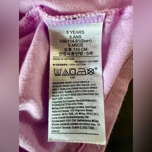 🌴 Baby Gap Girls Rainbow Palm Tree Tank – Size 5 - Picture 2 of 3